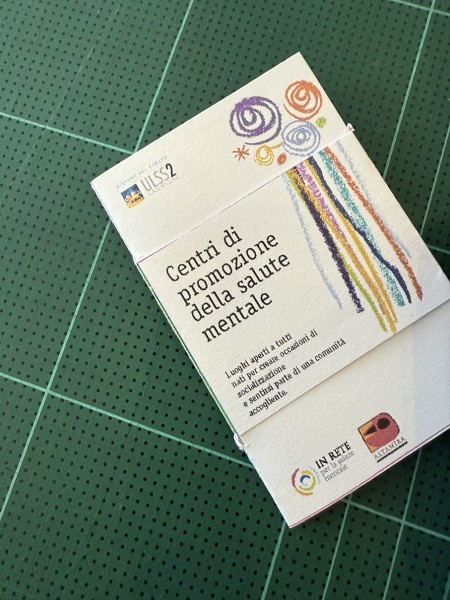 Il nuovo pieghevole per i centri di promozione della salute mentale