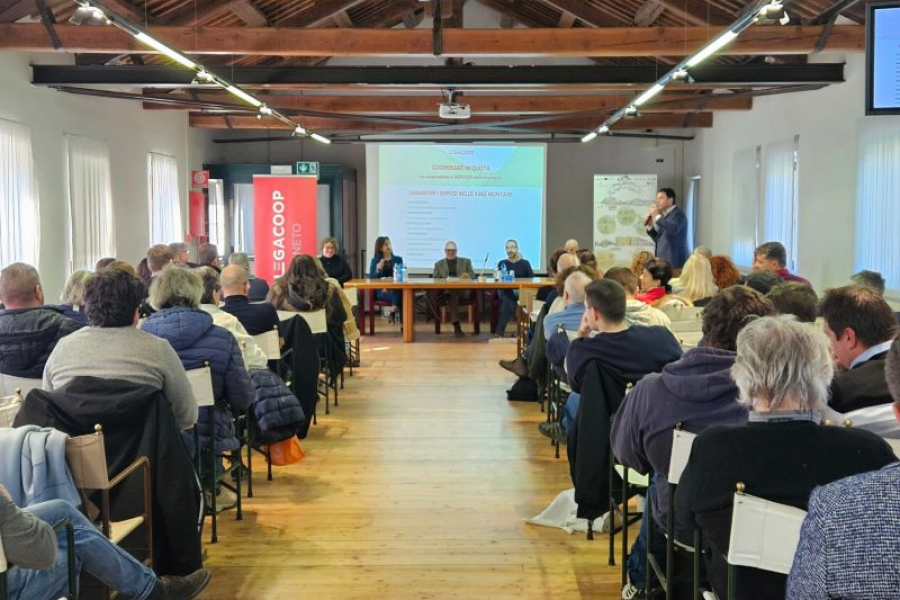 Ieri a Sedico per il convegno “Cooperare in quota” promosso da Legacoop Veneto