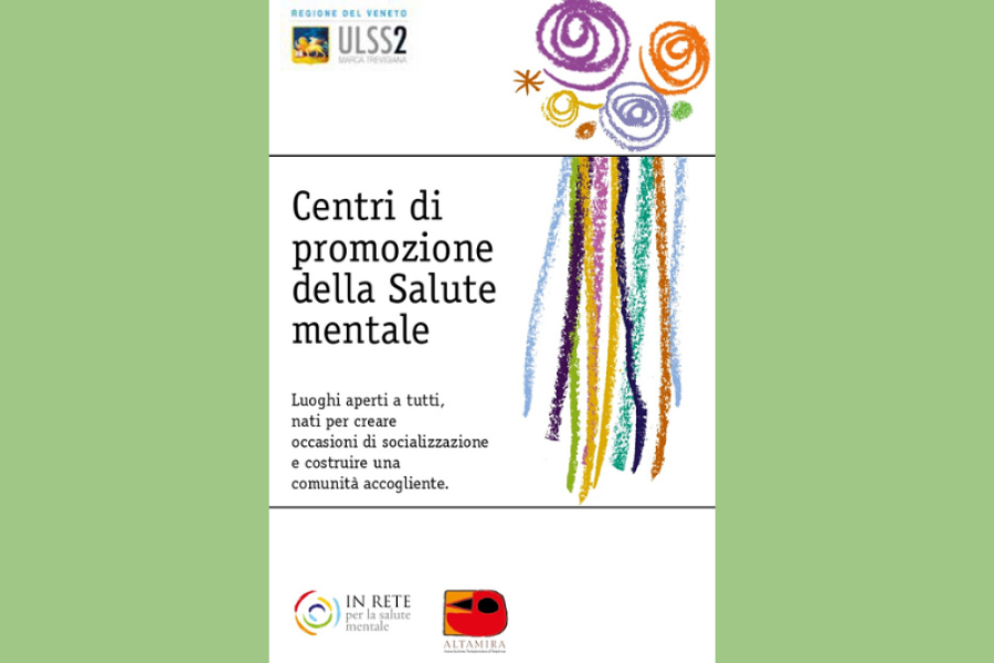 Il nuovo pieghevole per i centri di promozione della salute mentale